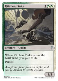 Kitchen Finks (White Border) — Mystery Booster 2
