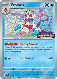 Froslass - 117 (Prerelease) [Staff] — SV: Scarlet & Violet Promo Cards