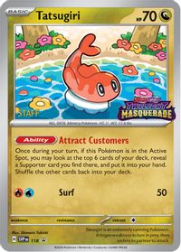 Tatsugiri - 118 (Prerelease) [Staff] — SV: Scarlet & Violet Promo Cards
