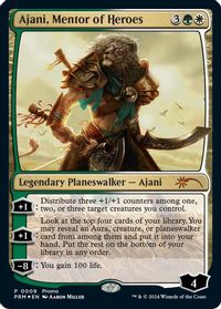 Ajani, Mentor of Heroes (Deluxe Commander Kit) — Unique and Miscellaneous Promos