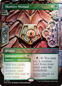 Monster Manual (Rainbow Foil) — Secret Lair Drop Series