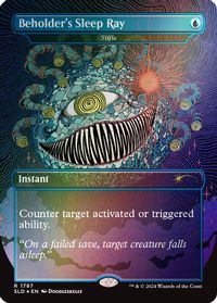 Beholder's Sleep Ray - Stifle (Rainbow Foil) — Secret Lair Drop Series