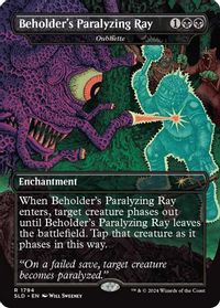 Beholder's Paralyzing Ray - Oubliette — Secret Lair Drop Series
