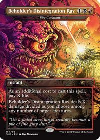 Beholder's Disintegration Ray - Fire Covenant — Secret Lair Drop Series