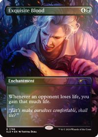 Exquisite Blood (Rainbow Foil) — Secret Lair Drop Series