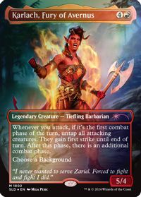 Karlach, Fury of Avernus (Rainbow Foil) — Secret Lair Drop Series