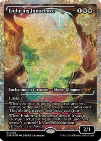 Enduring Innocence (Showcase) (Fracture Foil) — Duskmourn: House of Horror