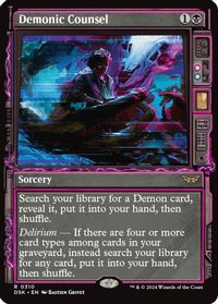 Demonic Counsel (Showcase) — Duskmourn: House of Horror