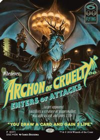 Archon of Cruelty (Showcase) — Commander: Duskmourn: House of Horror
