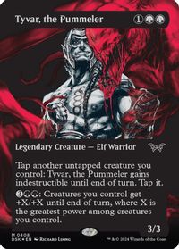 Tyvar, the Pummeler (Showcase) (Textured Foil) — Duskmourn: House of Horror
