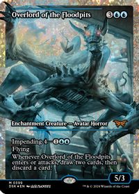 Overlord of the Floodpits (Showcase) (Fracture Foil) — Duskmourn: House of Horror