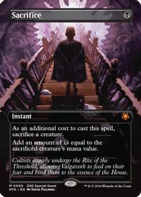 Sacrifice (Borderless) — Special Guests