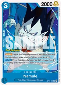 Namule — Two Legends Pre-Release Cards