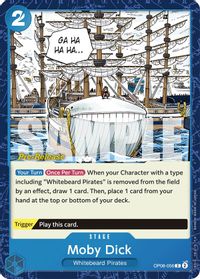 Moby Dick — Two Legends Pre-Release Cards