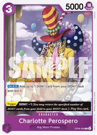 Charlotte Perospero — Two Legends Pre-Release Cards
