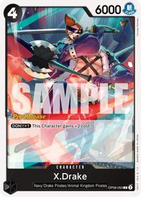 X.Drake — Two Legends Pre-Release Cards