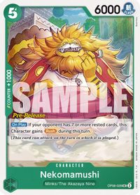 Nekomamushi — Two Legends Pre-Release Cards