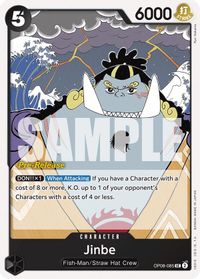 Jinbe — Two Legends Pre-Release Cards
