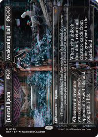Funeral Room // Awakening Hall (Borderless) — Duskmourn: House of Horror