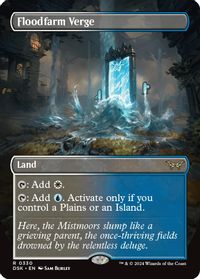 Floodfarm Verge (Borderless) — Duskmourn: House of Horror