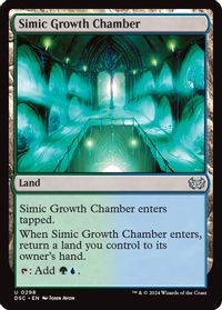 Simic Growth Chamber — Commander: Duskmourn: House of Horror