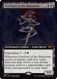 Overlord of the Balemurk (Extended Art) — Duskmourn: House of Horror