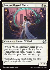 Moon-Blessed Cleric — Commander: Duskmourn: House of Horror