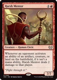 Harsh Mentor — Commander: Duskmourn: House of Horror