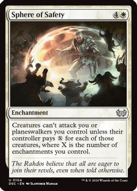 Sphere of Safety — Commander: Duskmourn: House of Horror