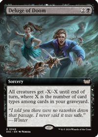 Deluge of Doom (Extended Art) — Commander: Duskmourn: House of Horror