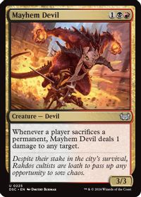 Mayhem Devil — Commander: Duskmourn: House of Horror