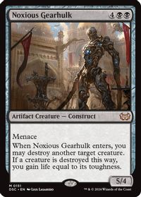Noxious Gearhulk — Commander: Duskmourn: House of Horror