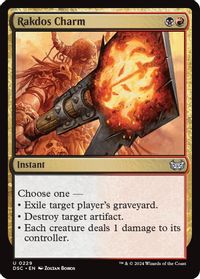 Rakdos Charm — Commander: Duskmourn: House of Horror