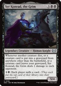 Syr Konrad, the Grim — Commander: Duskmourn: House of Horror