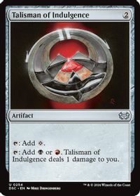 Talisman of Indulgence — Commander: Duskmourn: House of Horror