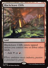 Blackcleave Cliffs — Commander: Duskmourn: House of Horror