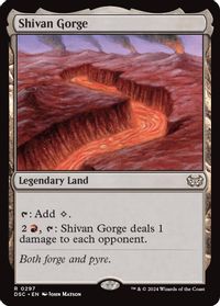 Shivan Gorge — Commander: Duskmourn: House of Horror