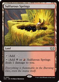 Sulfurous Springs — Commander: Duskmourn: House of Horror
