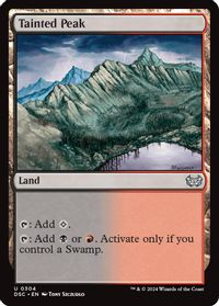 Tainted Peak — Commander: Duskmourn: House of Horror