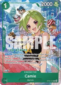 Camie (Championship 2024 Top Player Pack) — One Piece Promotion Cards