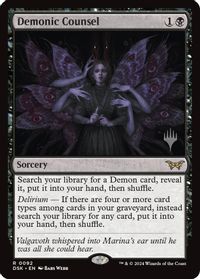 Demonic Counsel — Promo Pack: Duskmourn: House of Horror