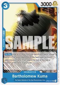 Bartholomew Kuma — Starter Deck 17: BLUE Donquixote Doflamingo