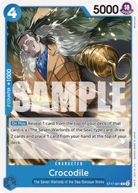 Crocodile — Starter Deck 17: BLUE Donquixote Doflamingo
