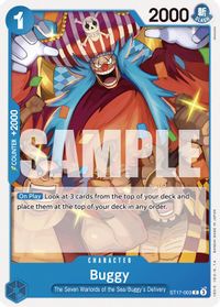 Buggy — Starter Deck 17: BLUE Donquixote Doflamingo