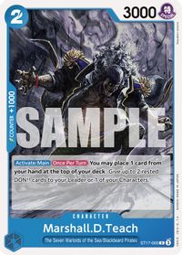 Marshall.D.Teach — Starter Deck 17: BLUE Donquixote Doflamingo