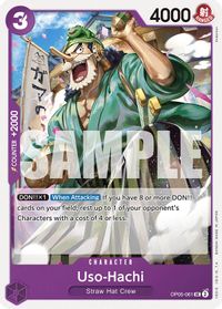 Uso-Hachi (OP05-061) — Starter Deck 18: PURPLE Monkey.D.Luffy