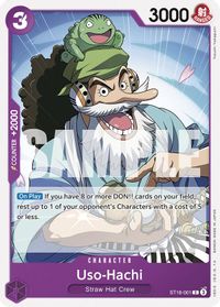 Uso-Hachi (ST18-001) — Starter Deck 18: PURPLE Monkey.D.Luffy