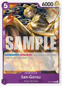 San-Gorou — Starter Deck 18: PURPLE Monkey.D.Luffy