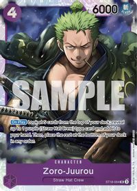Zoro-Juurou (ST18-004) — Starter Deck 18: PURPLE Monkey.D.Luffy