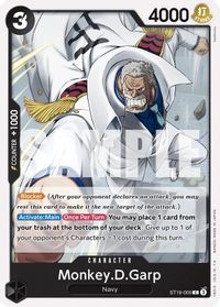 Monkey.D.Garp — Starter Deck 19: BLACK Smoker